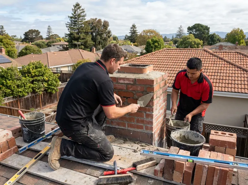 Chimney Masonry & Rebuild in San Mateo, CA